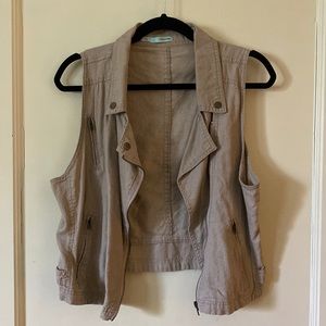 Khaki Cargo Vest